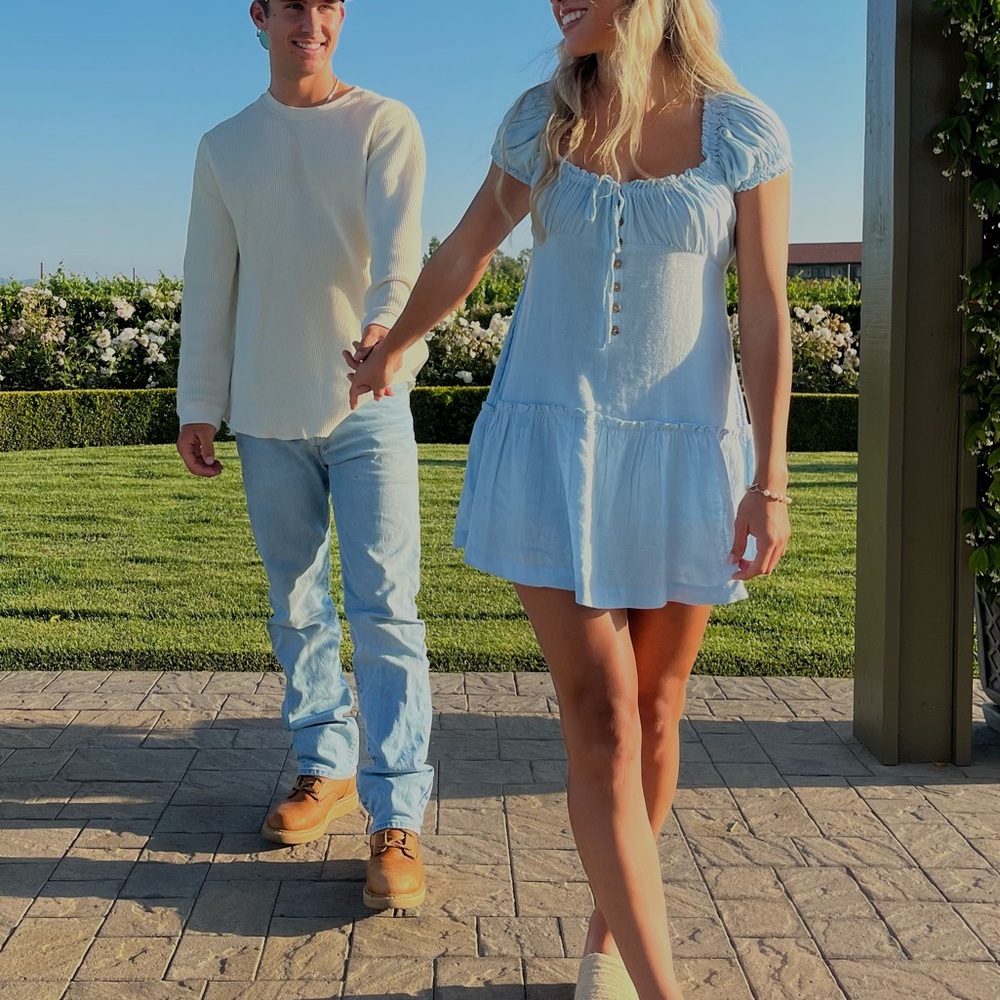 Free People Light Blue Dress
